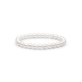 Bratara perle naturale albe 6,5 mm DiAmanti 222-51B-G